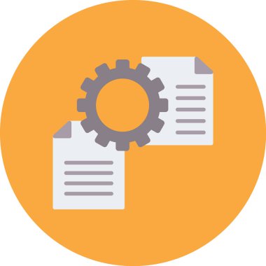 Dosya vektör simgesi modern basit vektör illüstrasyonu