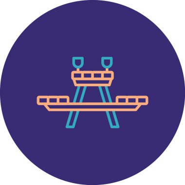 Gıda simgesinin vektör illüstrasyonu