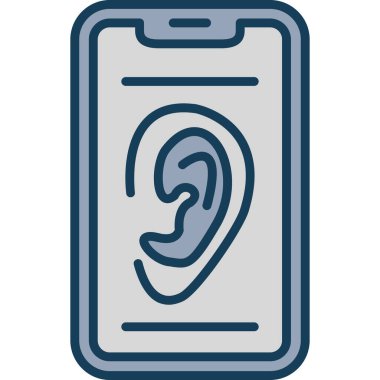 - Telefon. Web simgesi basit illüstrasyon