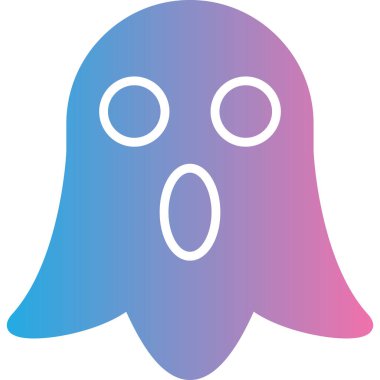 hayalet simgesi vektör illüstrasyonu