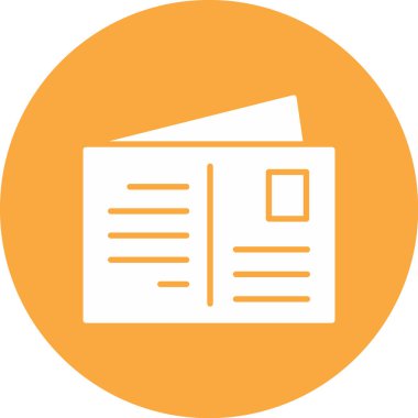 Belge. Web simgesi basit illüstrasyon