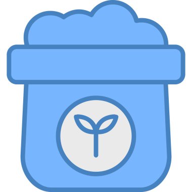 Ekoloji çevre doğa simgesi - ana hatlar biçiminde