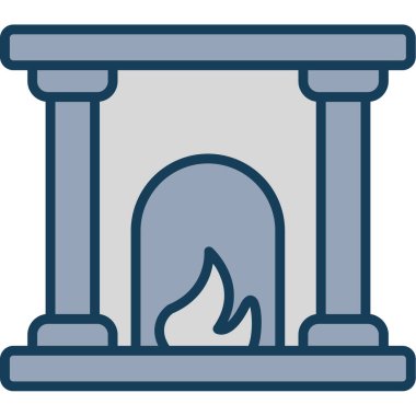 Şömine. Basit tasarım