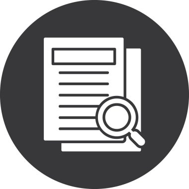 vektör illüstrasyonu, belge simgesi