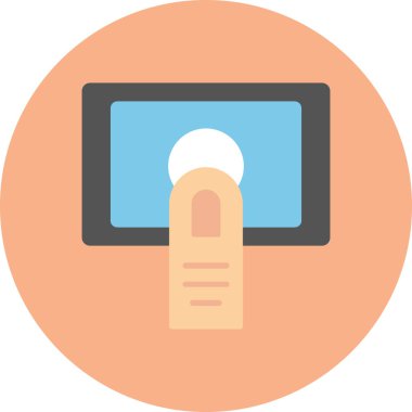 bilgisayar izleyici simgesi düz biçimli