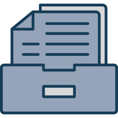 dosya belge vektör simgesi düzenlenebilir