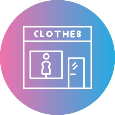 Giyim simge vektör çizim