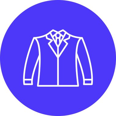 Papyonlu bir takım elbisenin vektör çizimi