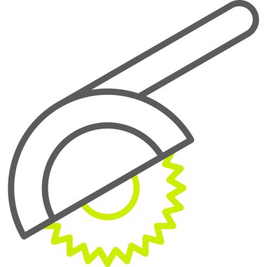 Moda Biçimli İzole Arkaplanda Simge Görüldü