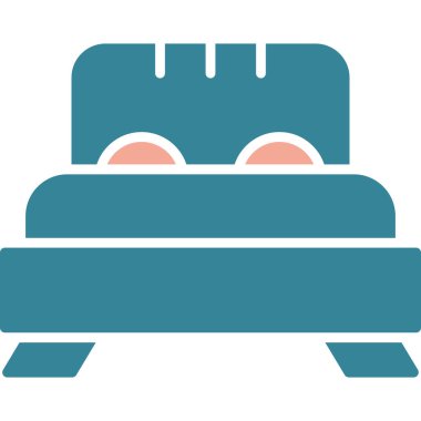 Elektrikli demir vektör simgesi. biçim düz simge, yumuşak mavi renk, yuvarlak açılar, beyaz arkaplan