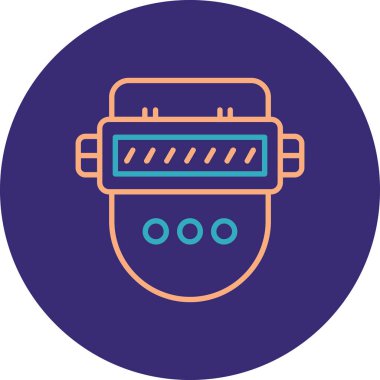 Gaz simgesinin vektör illüstrasyonu