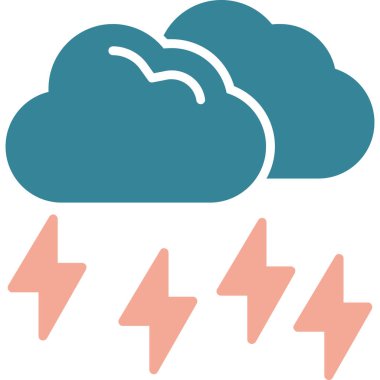 Hava durumu ikonu. vektör illüstrasyonu