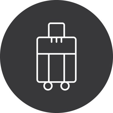 Seyahat simgesinin vektör illüstrasyonu