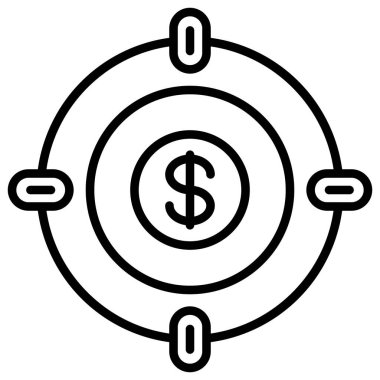 para simgesi vektör illüstrasyonu