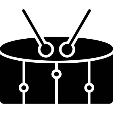 Bir müzik aletinin vektör illüstrasyonu