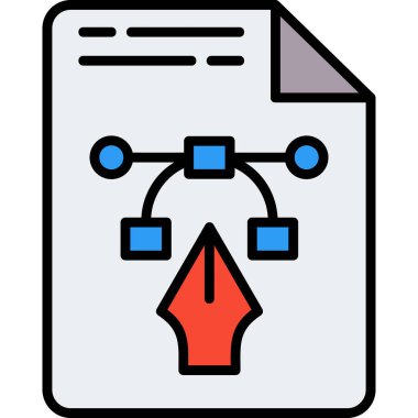 ağ paylaşım simgesi çizimi