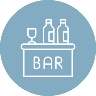 bar. Web simgesi basit illüstrasyon