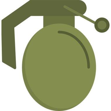 El bombası ordu simgesi - taslak biçiminde