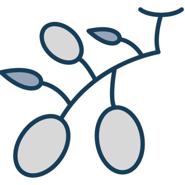 Çiçek. Web simgesi basit illüstrasyon