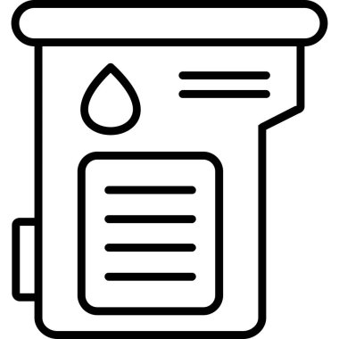 Çöp kutusu simgesini geri dönüştür, taslak biçimi