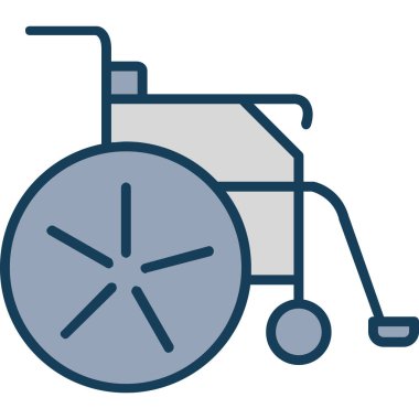 Tekerlek. Web simgesi basit illüstrasyon