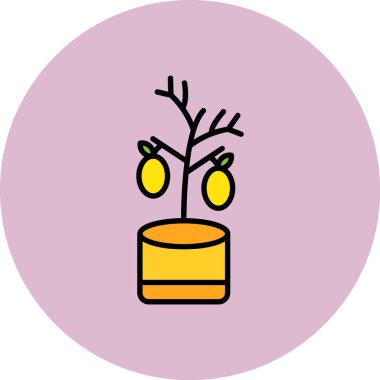 Eşsiz çiçek bitkisi vektör çizgisi simgesi