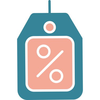 indirimli fiyat etiketi simgesi