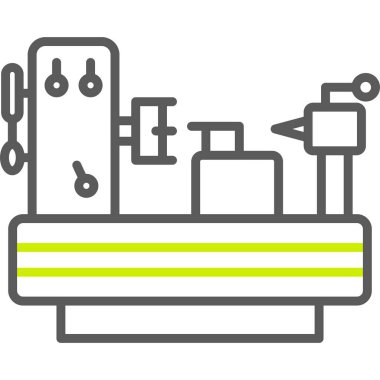 Boya silindiri renk çizgisi simgesini göster