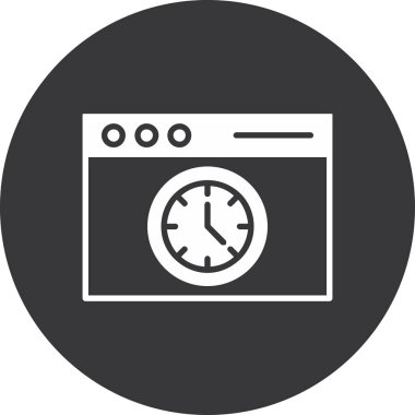 Mutfak makinesi simgesi, vektör illüstrasyonu