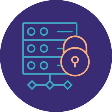 Bir web simgesinin vektör illüstrasyonu