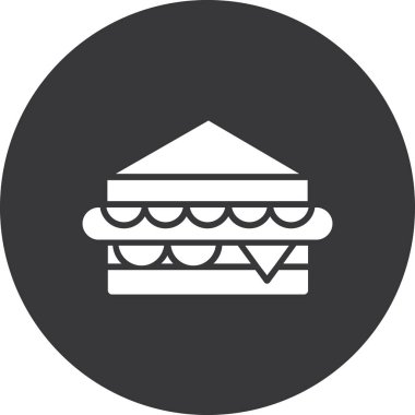 Gıda simgesinin vektör illüstrasyonu