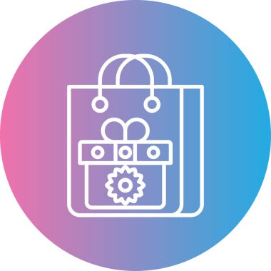 Çanta vektör simgesi modern basit vektör illüstrasyonu