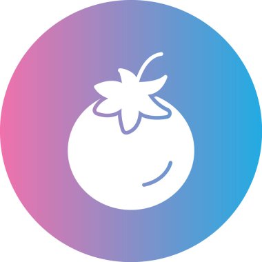 Tek bir çiçek simgesinin vektör illüstrasyonu