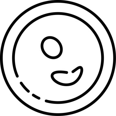 emoticon simgesi, emojinin vektör illüstrasyonu