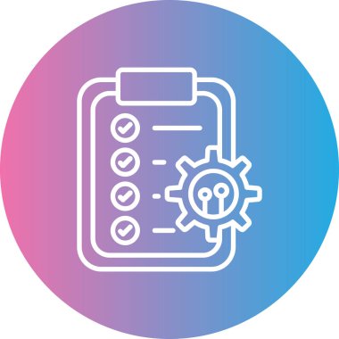 Web simgesi, veri teknolojisinin vektör illüstrasyonu