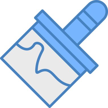 Boya silindiri. Web illüstrasyonu basit illüstrasyon