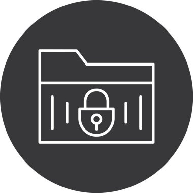 Modern simgenin vektör illüstrasyonu