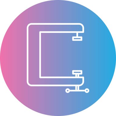 Bir b simgesinin vektör illüstrasyonu