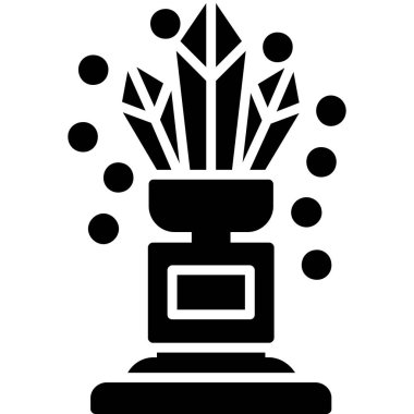 kupa ödülü simgesi, basit vektör illüstrasyonu