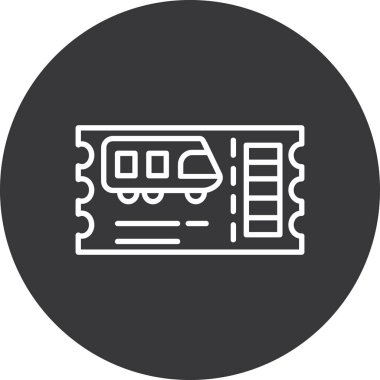 Otobüs. Web simgesi basit illüstrasyon