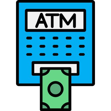 atm vector icon modern simple design
