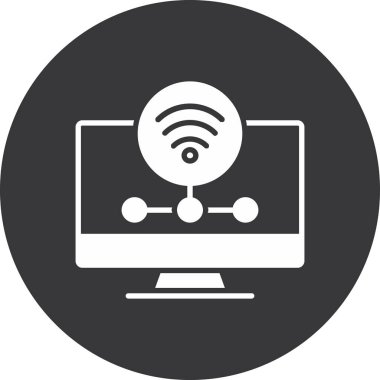 wifi simgesi vektör illüstrasyonu