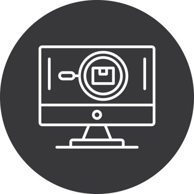 seo modern simgesinin vektör illüstrasyonu