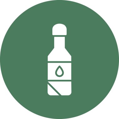 Şişe simgesinin vektör illüstrasyonu