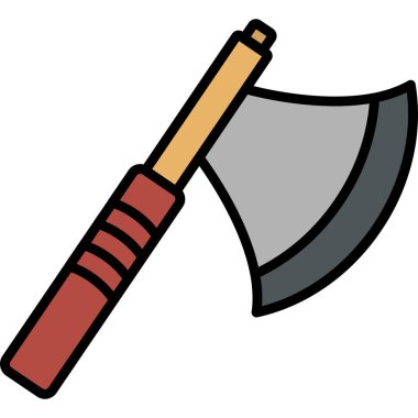 Balta ağ simgesi, vektör illüstrasyonu