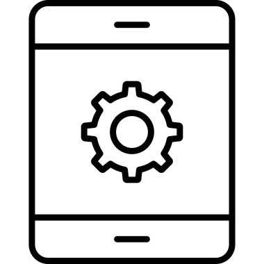 vektör glifini düz simge olarak ayarla