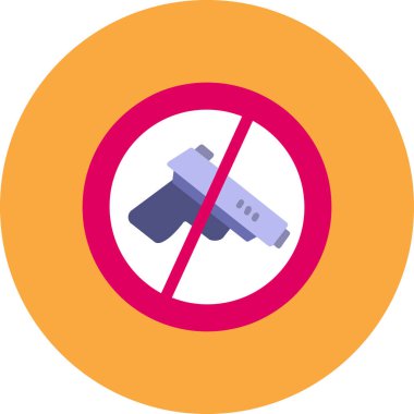 Sigara içme vektörü simgesi yok modern basit vektör illüstrasyonu