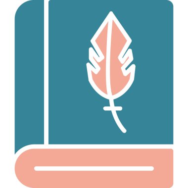 kitap simgesi vektör illüstrasyonu