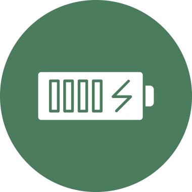 vektör illüstrasyonu, pil simgesi