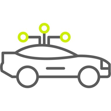 araba vektör simgesi modern basit vektör illüstrasyonu